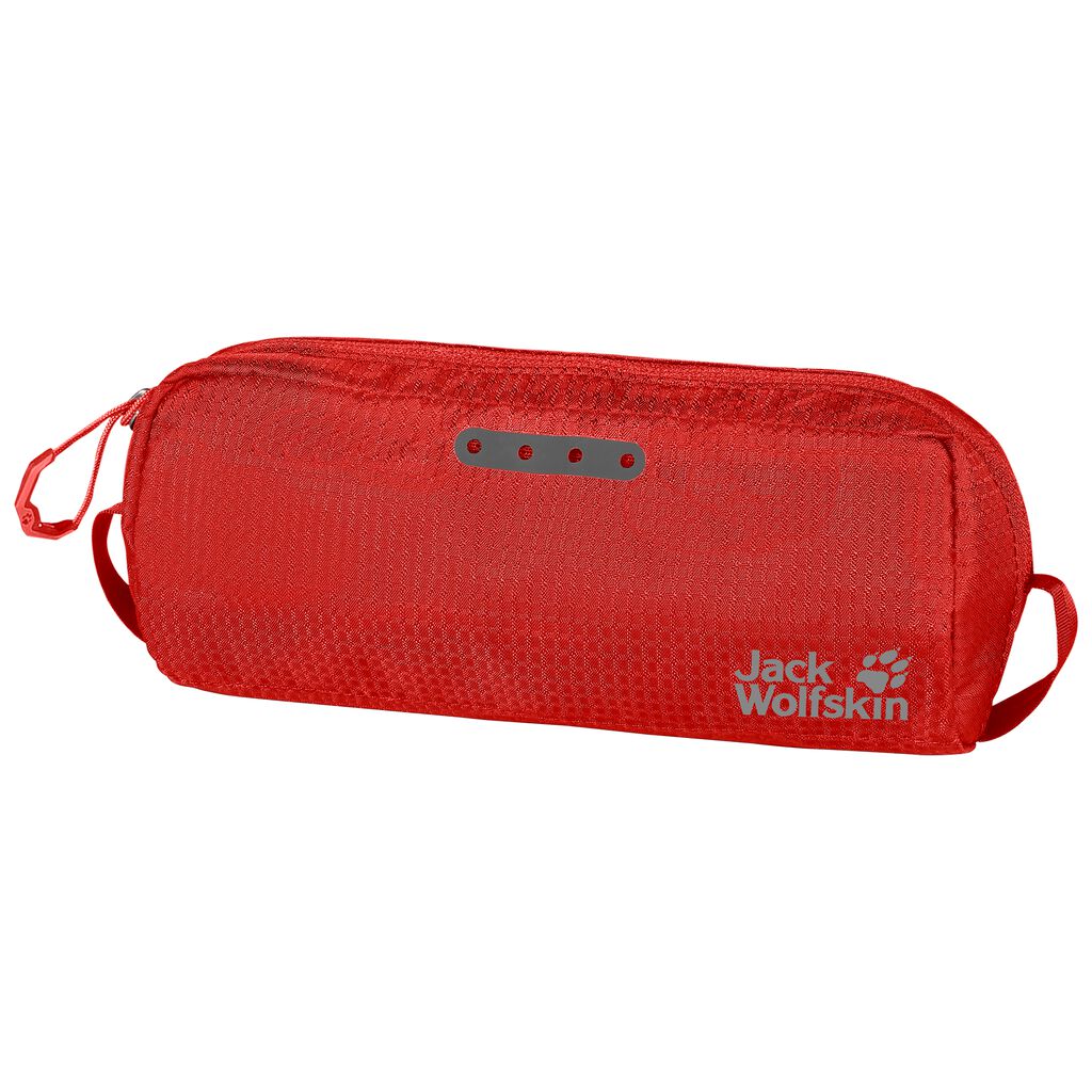 Jack Wolfskin WASHBAG AIR Férfi Kozmetikai Táska Narancssárga Piros - MFJCKV-892